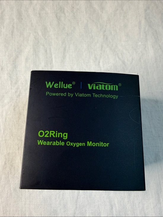 NWT Wellue O2Ring Continuous Pulse Oximeter Bluetooth Wearable Oxygen Monitor